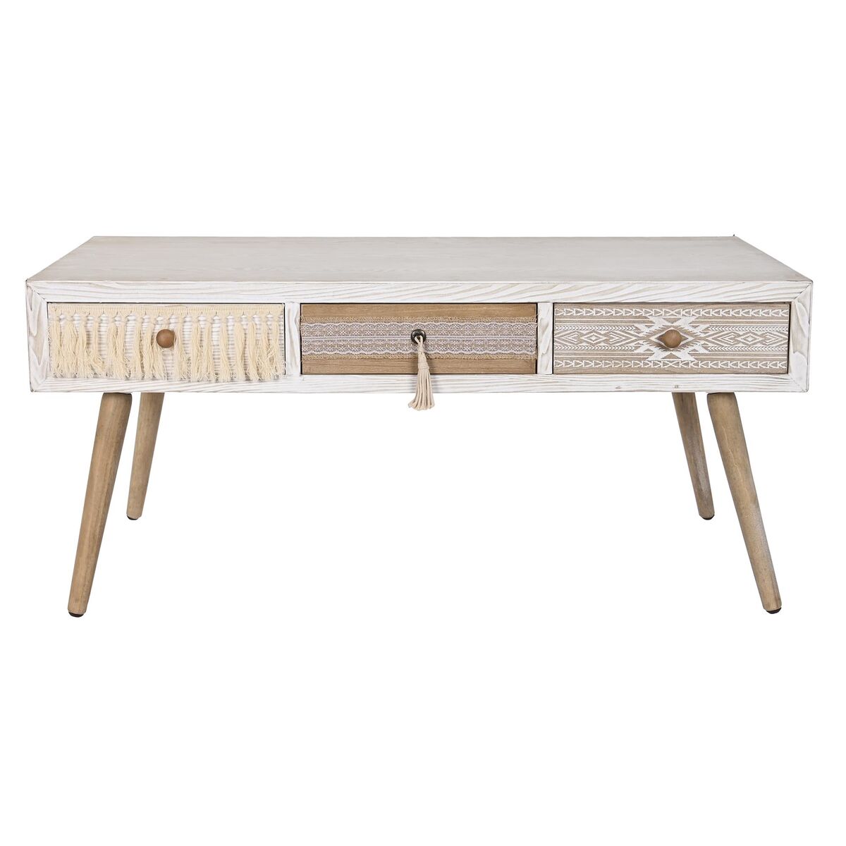 Soffbord DKD Home Decor Gran Bomull (110 x 60 x 50 cm) - 7
