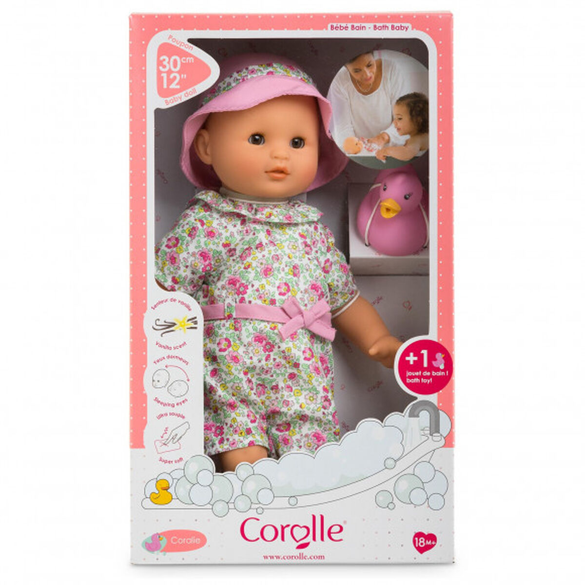 Bebisdocka Corolle Bébé Bath Coralie 30 cm - 8