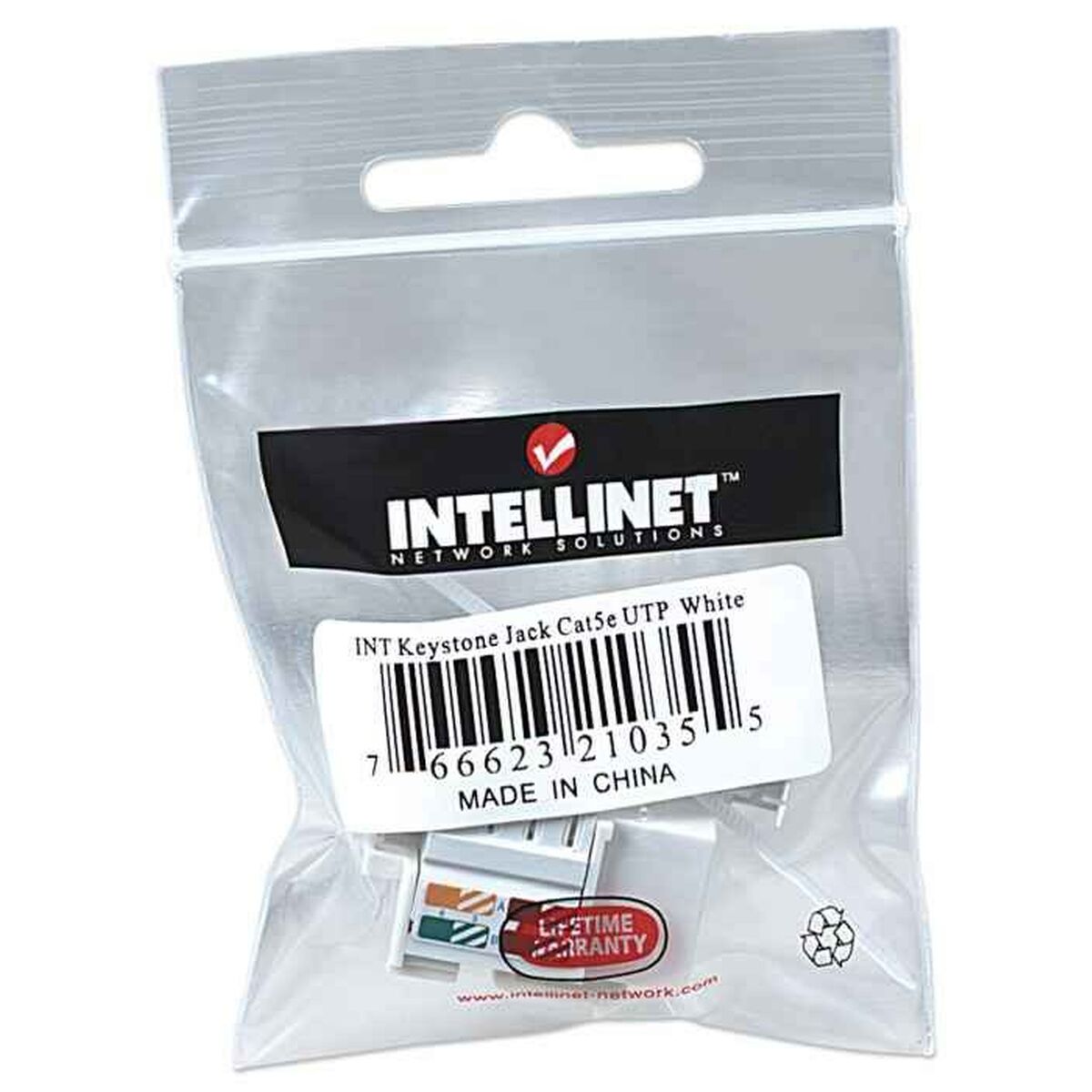 Nätkabel UTP Styv Kategori 6 Intellinet 210355 Vit - 3