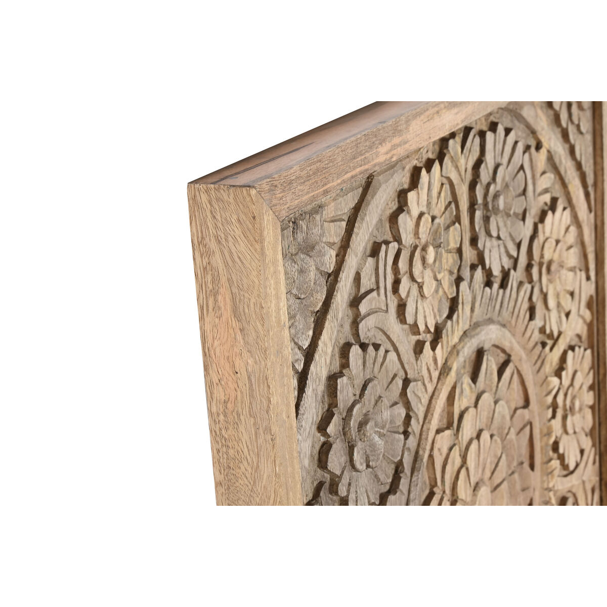 Sänggavel Home ESPRIT Naturell 182 X 3,5 X 60 CM - 2