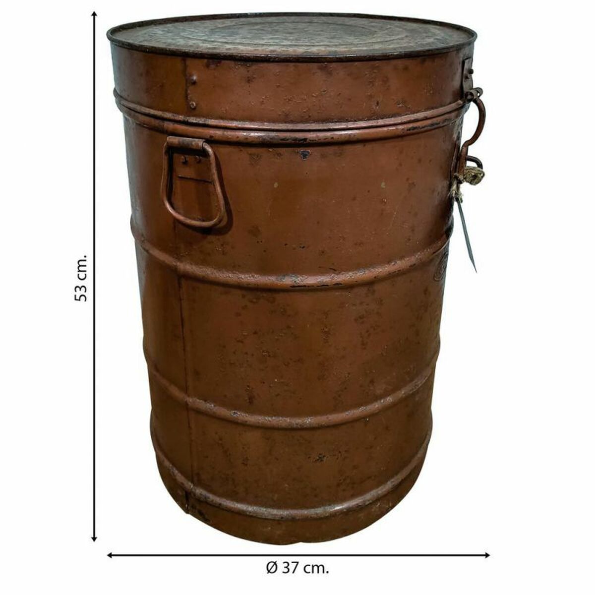 Dekorativ dunk Alexandra House Living Brun Järn Traditionell stil 37 x 53 x 37 cm - 4
