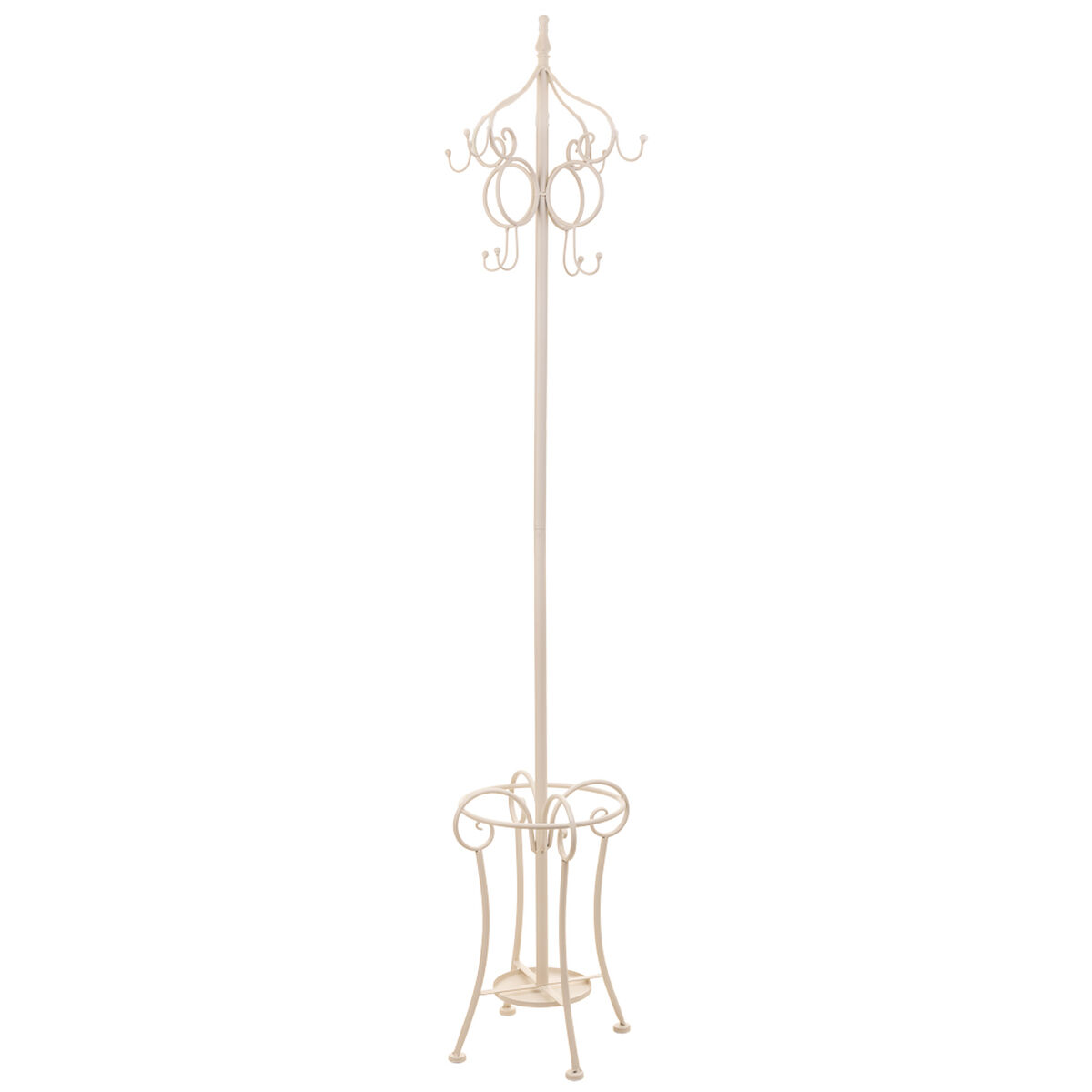 Hattställ Alexandra House Living Vit 25 x 49 x 25 cm