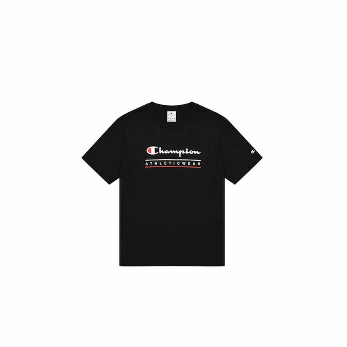 T-shirt med kortärm Herr Champion Svart