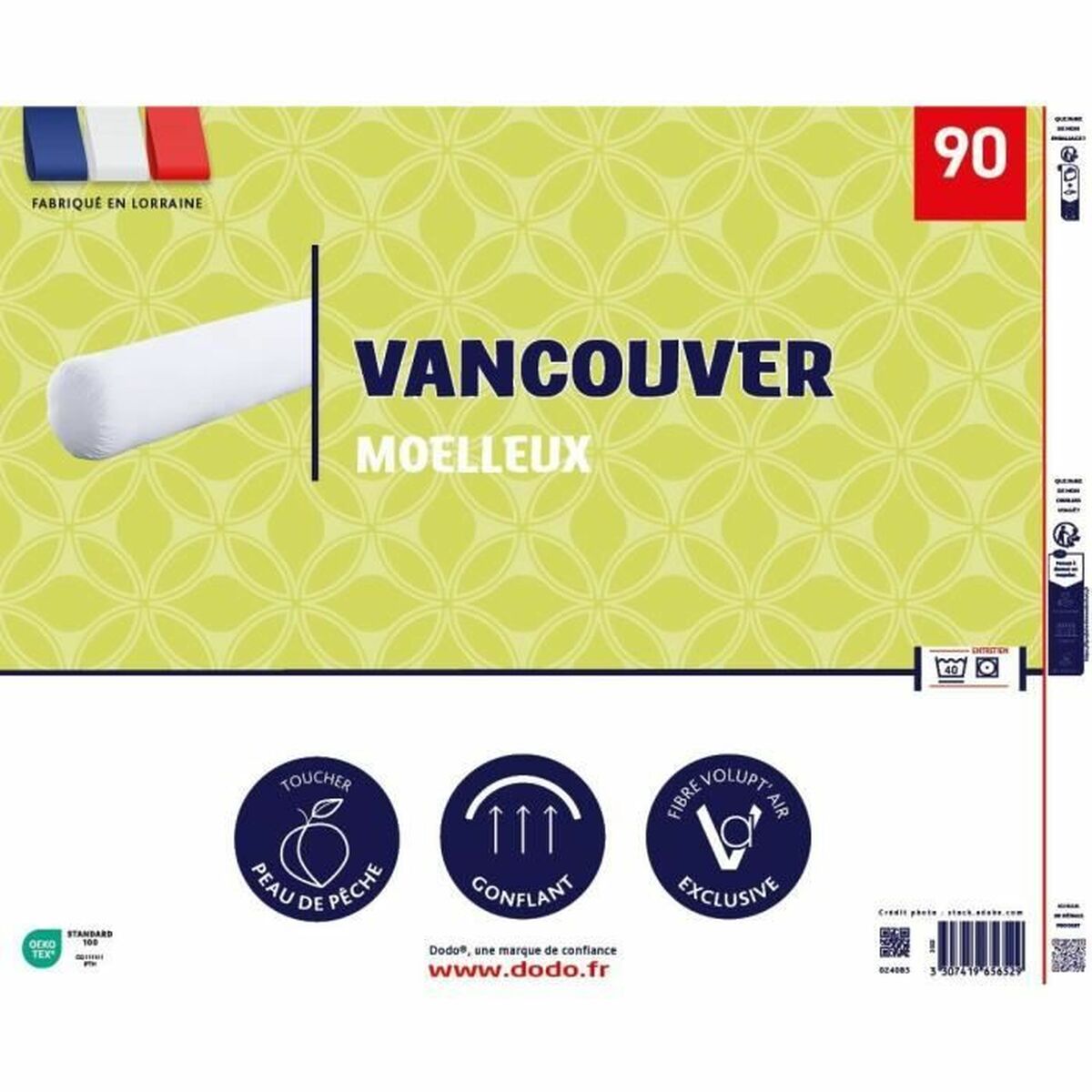 Kudden DODO Vancouver Vit 90 cm - 3