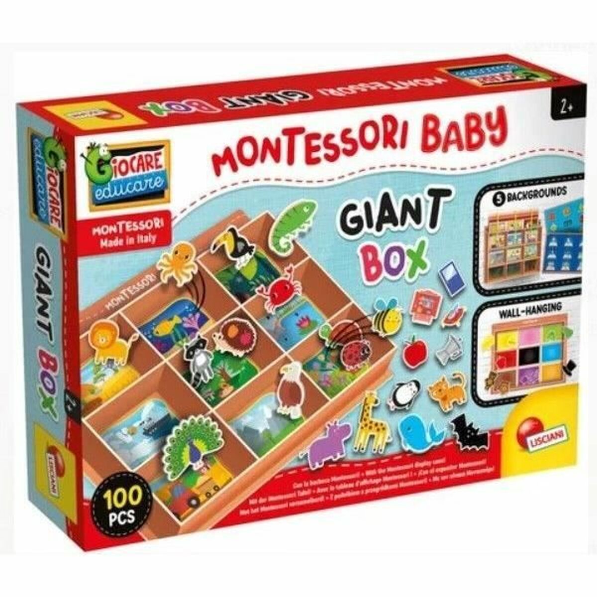 Utbildningsspel Lisciani Giochi Montessori Baby Giant Box