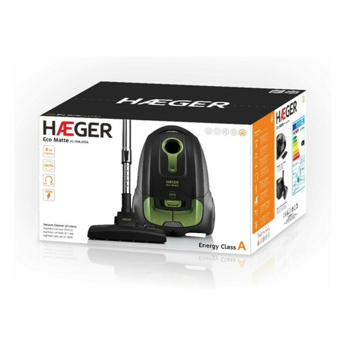 Utsug Haeger VC-70B.035A Svart 700 W - 2