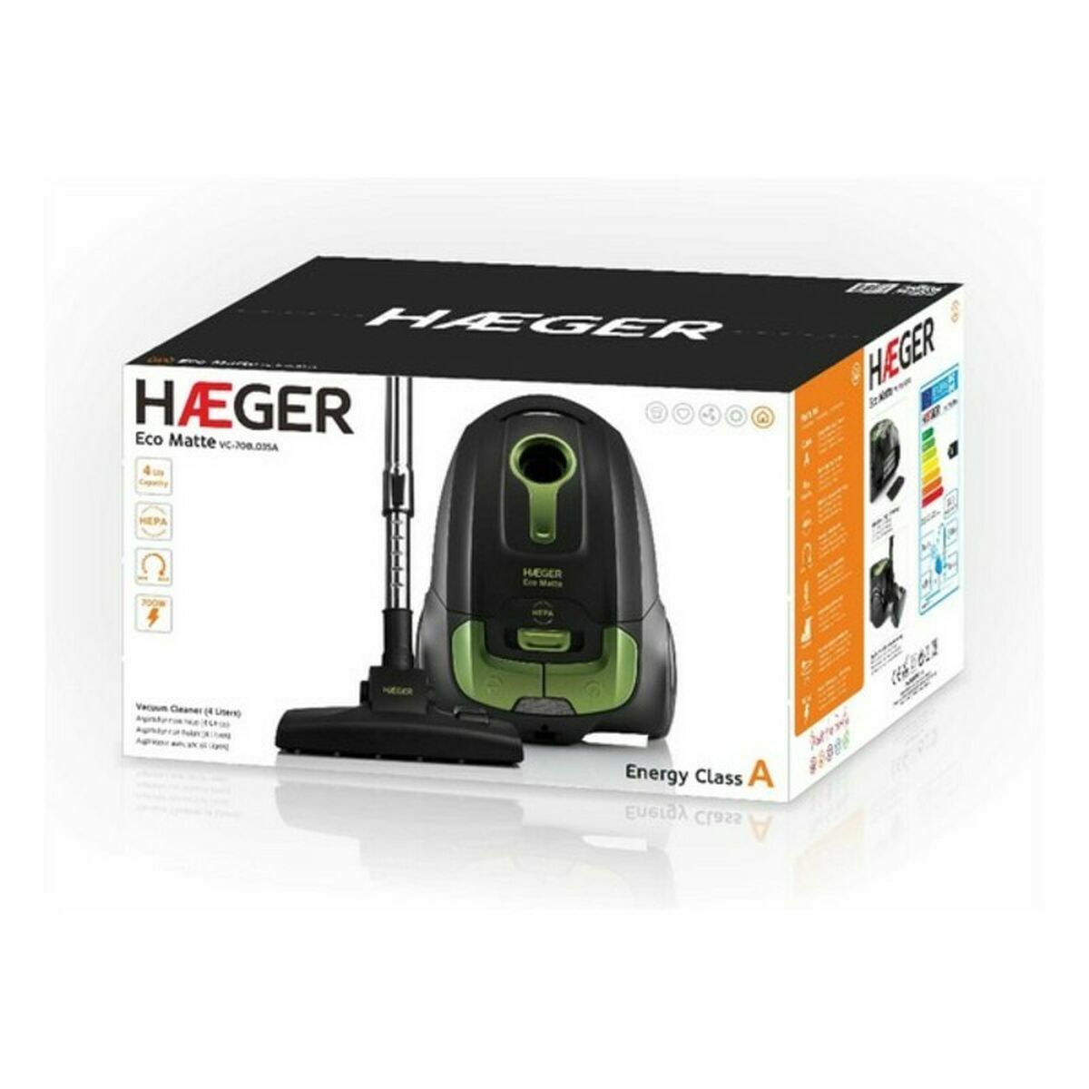Utsug Haeger VC-70B.035A Svart 700 W - 4