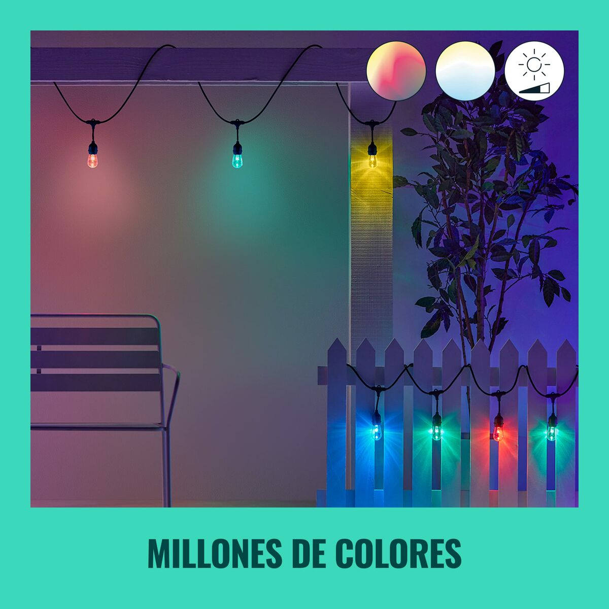 LED-krans Wiz   Multicolour 8 W - 9