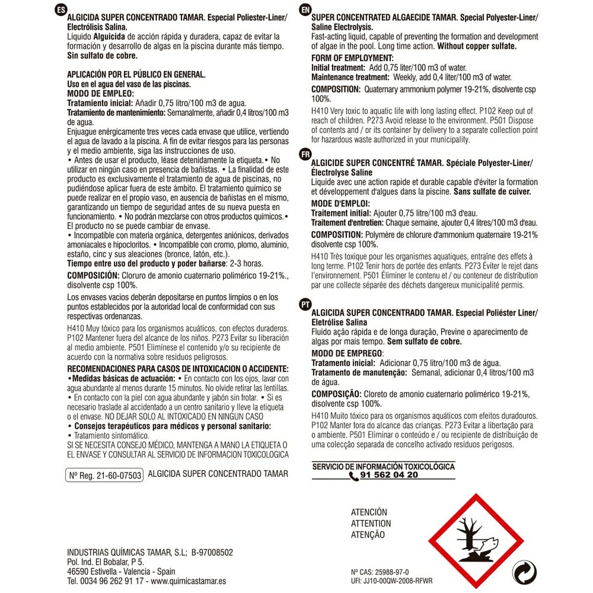 Algaecid EDM 81715 5 L - 3
