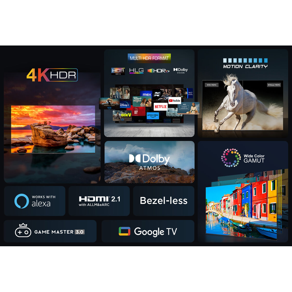 Smart TV TCL 43P755 4K Ultra HD 43" LED - 3