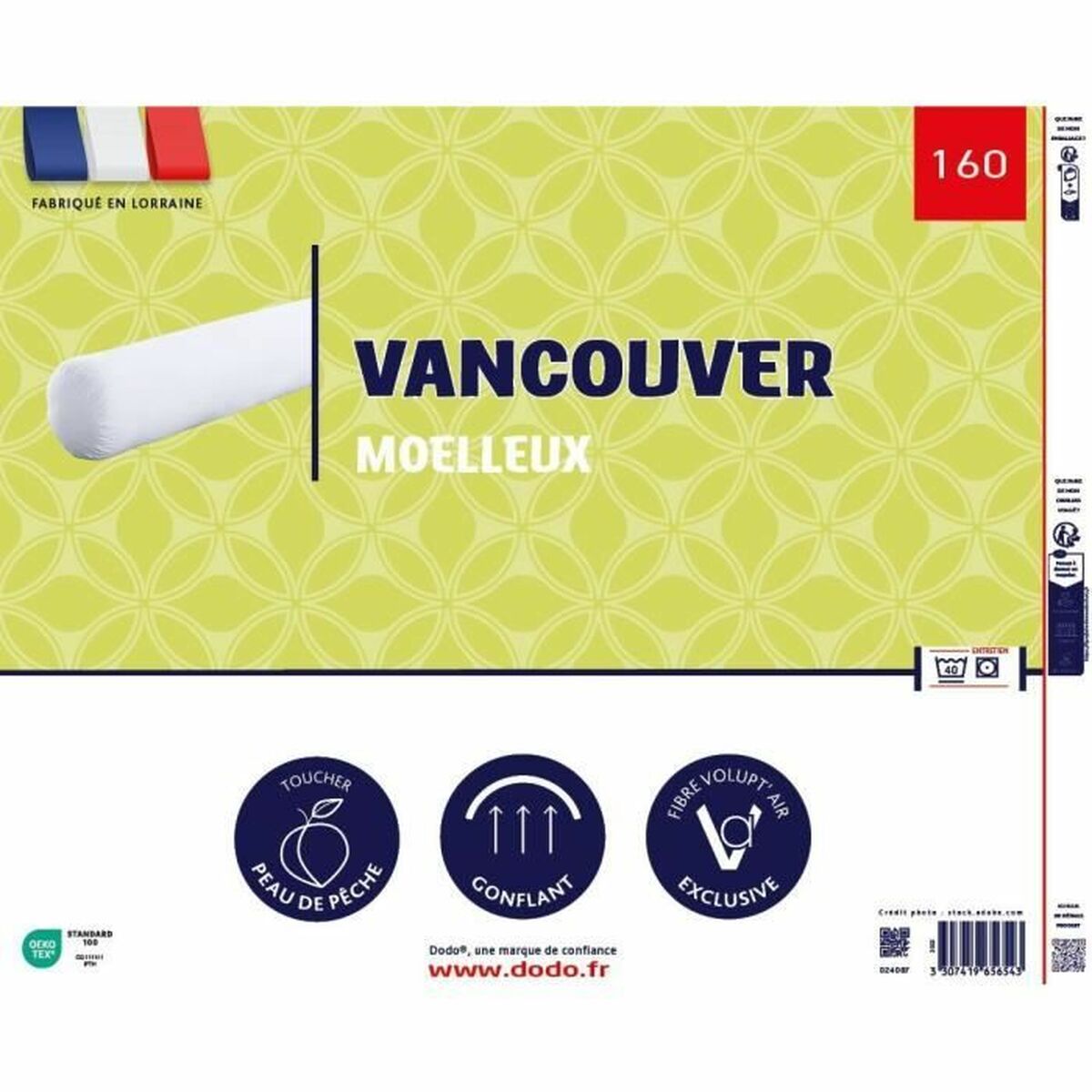 Kudden DODO Vancouver Vit 160 cm - 3