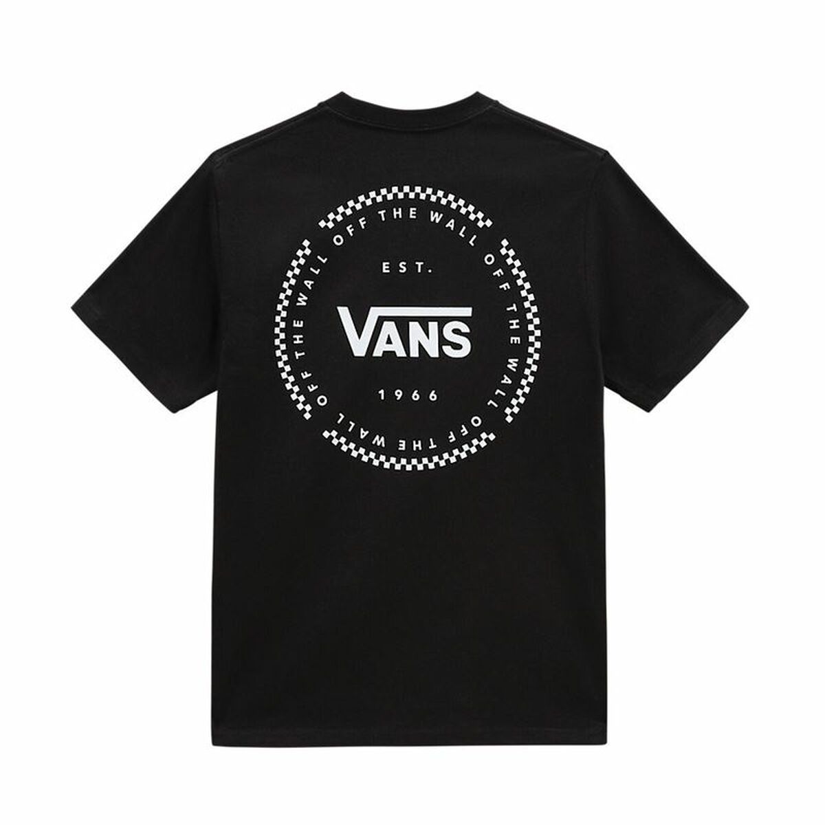 T-shirt med kortärm Barn Vans Orbiter-B Svart - 2