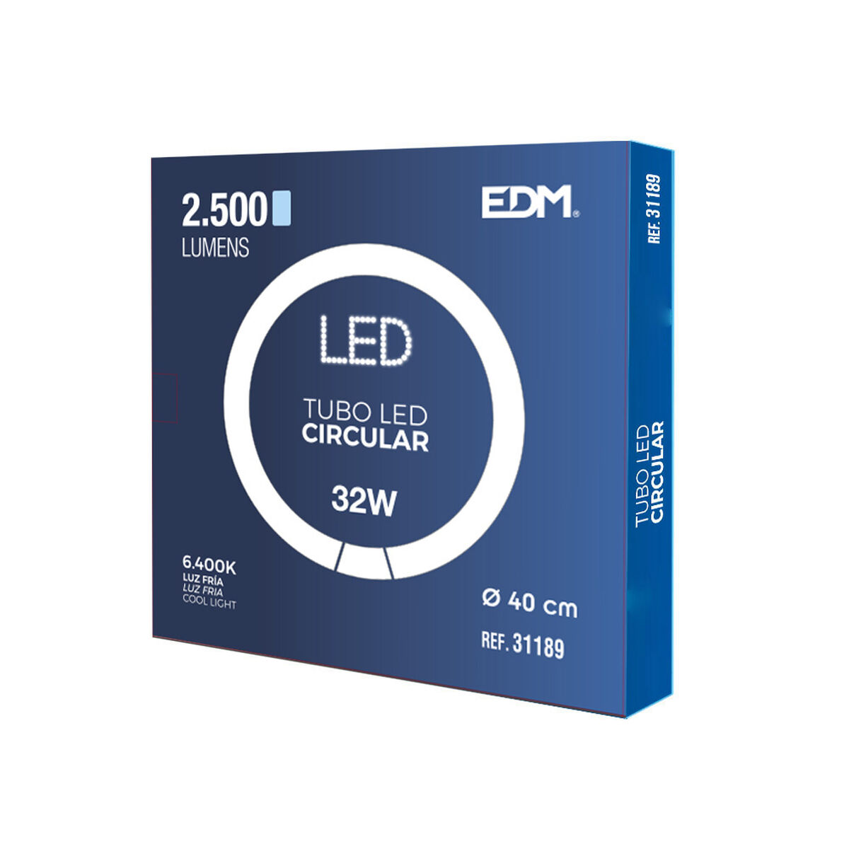 LED Tub EDM 31189 F 40 W 32 W G10Q 3400 Lm Ø 40 cm Rund (6400 K) - 6