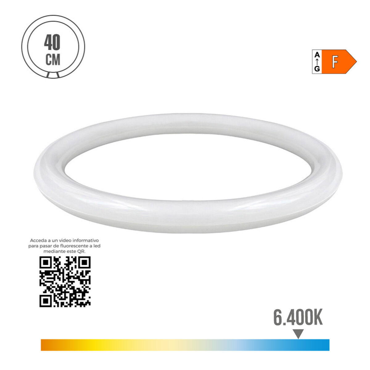 LED Tub EDM 31189 F 40 W 32 W G10Q 3400 Lm Ø 40 cm Rund (6400 K) - 7
