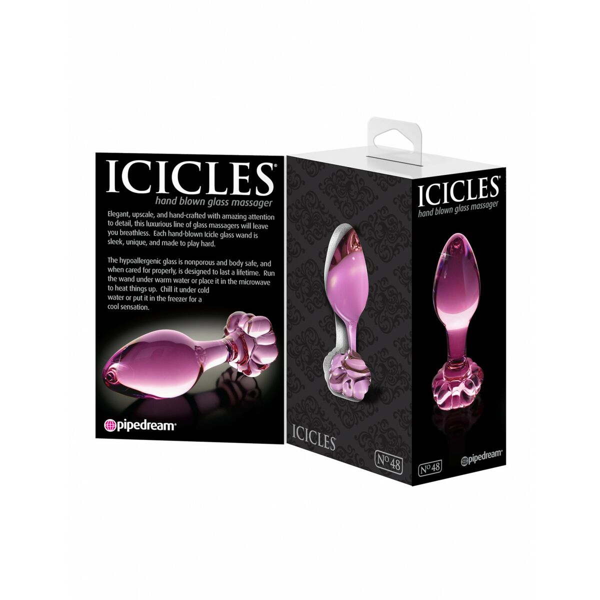 Analplugg Pipedream Icicles Rosa - 5