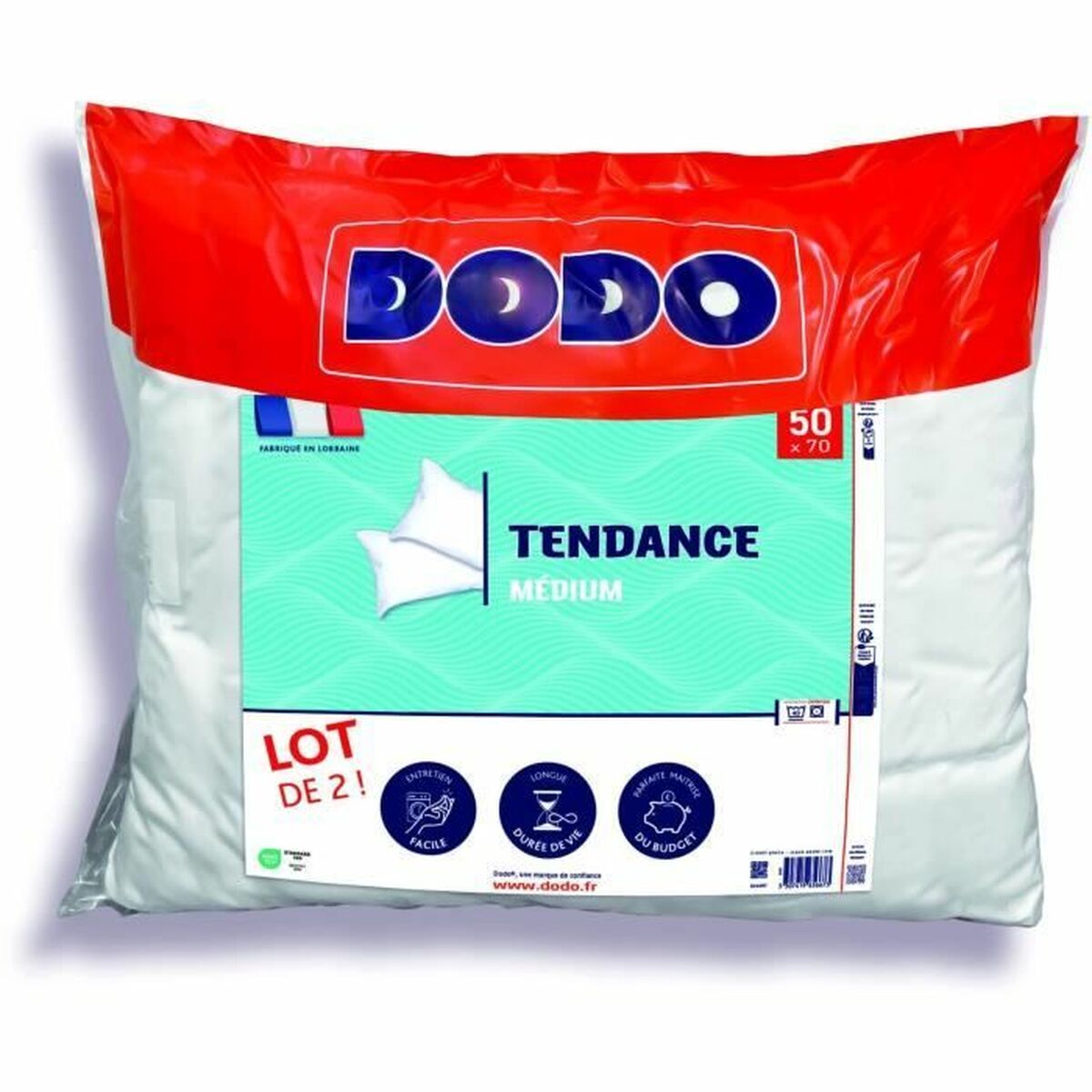Kudden DODO Tendance Vit 50 x 70 cm 2 antal - 4