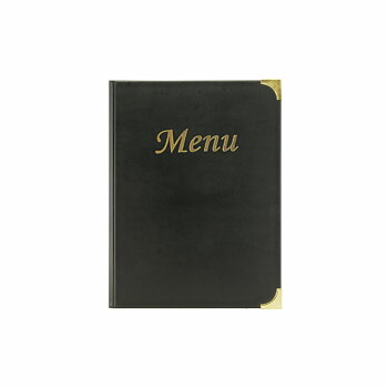 Menu holders Securit Basic 31,5 x 24 cm Svart