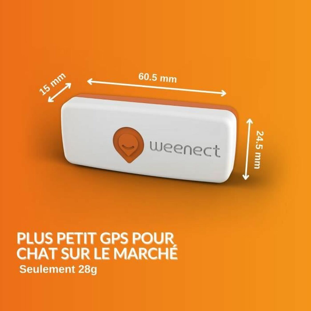 Anti-förlust lokaliserar Weenect Weenect XS GPS Katt Vit - 6