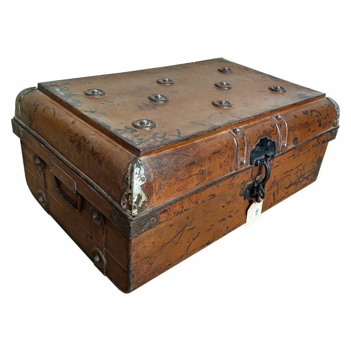 Dekorativ resväska Alexandra House Living Brun Järn Traditionell stil 41 x 27 x 62 cm - 2