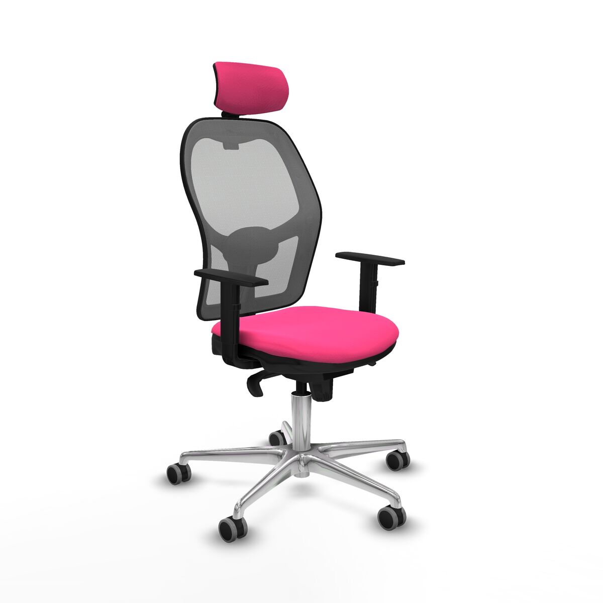 Kontorsstol med nackstöd Jorquera Piqueras y Crespo 1D086G2 Rosa