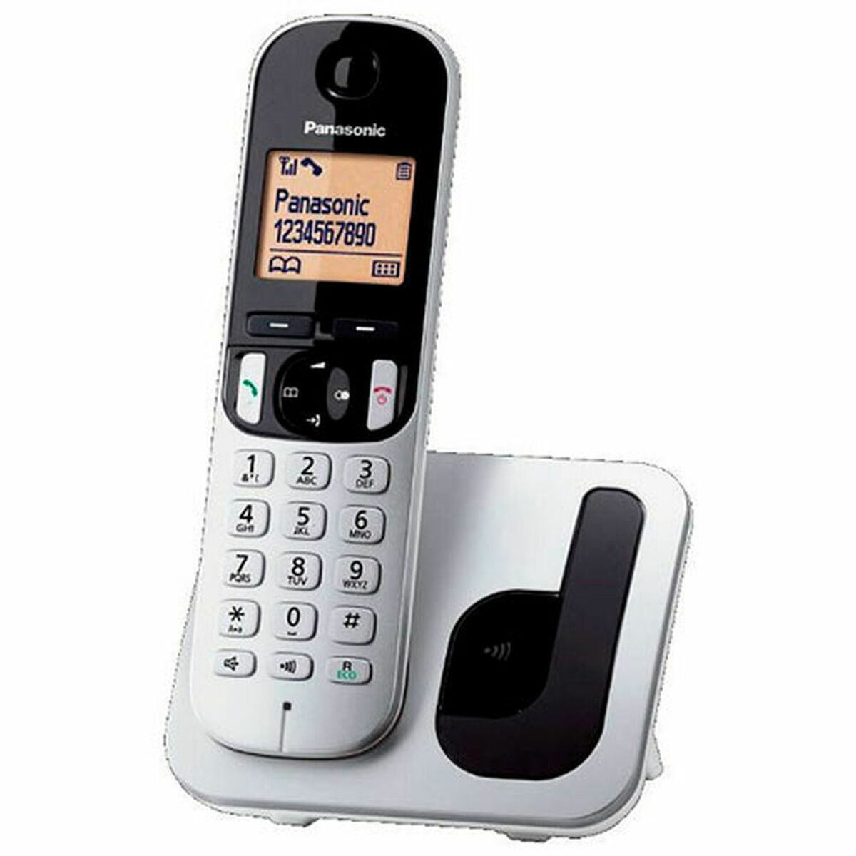 Trådlös Telefon Panasonic KXTGC210SPS Ambra Metallic