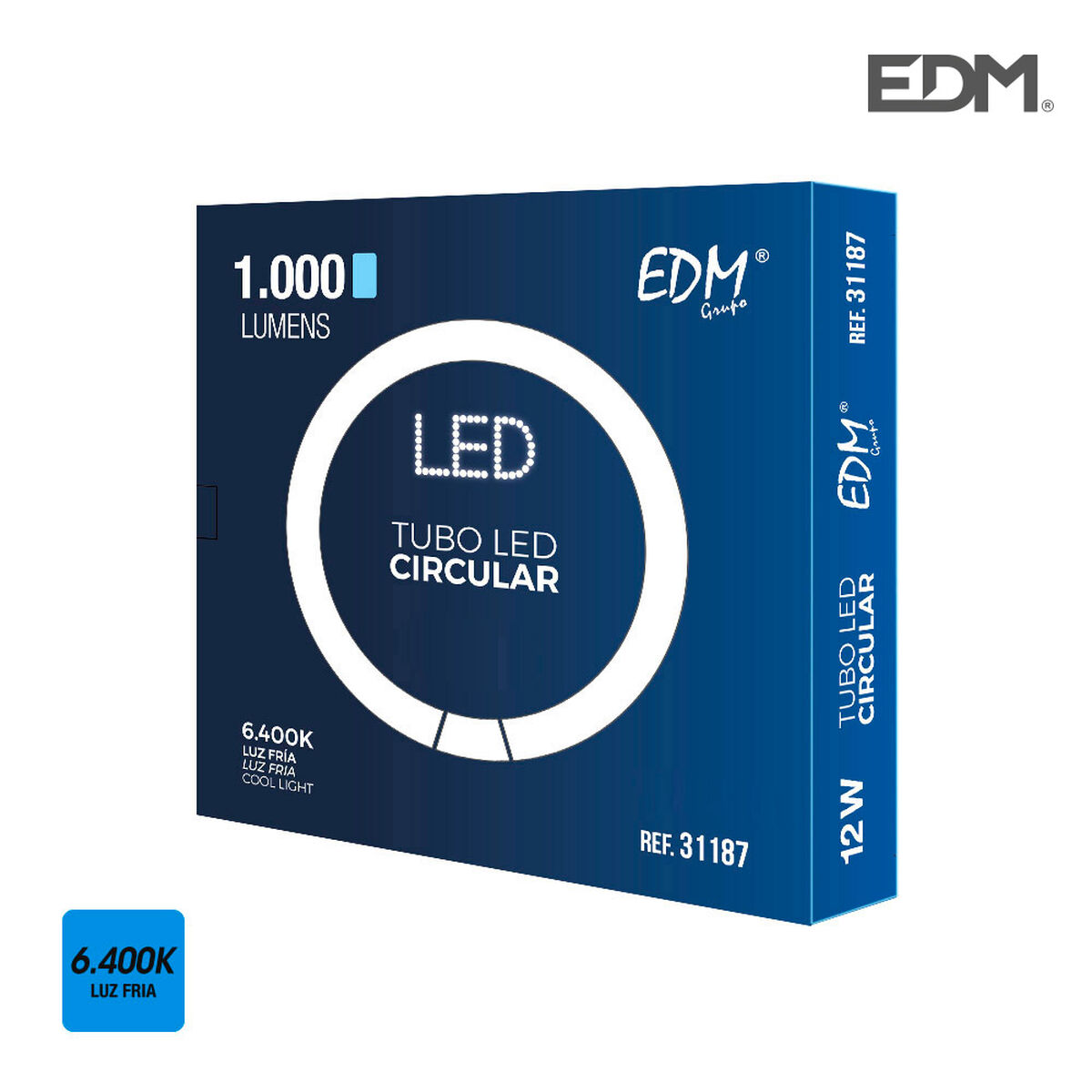 LED Tub EDM 31187 F 15 W 22 W 99 W G10Q 1500 lm ø 21,5 cm Rund (6400 K) - 6