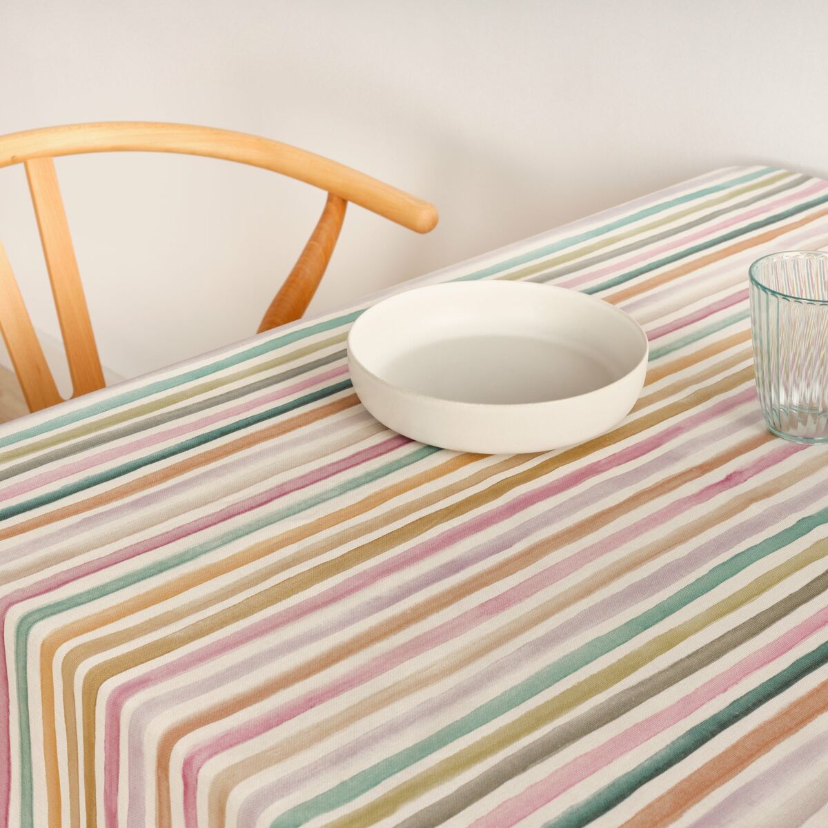 Fläckresistent bordsduk Belum Naiara 4-100 Multicolour 100 x 300 cm Randig - 3
