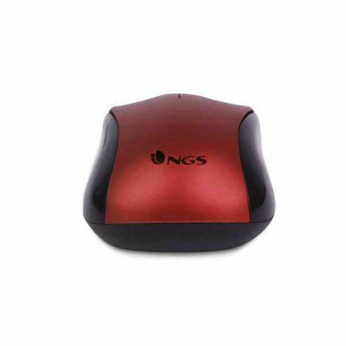 Optisk Mus NGS NGS-MOUSE-1092 Röd 1200 DPI - 2