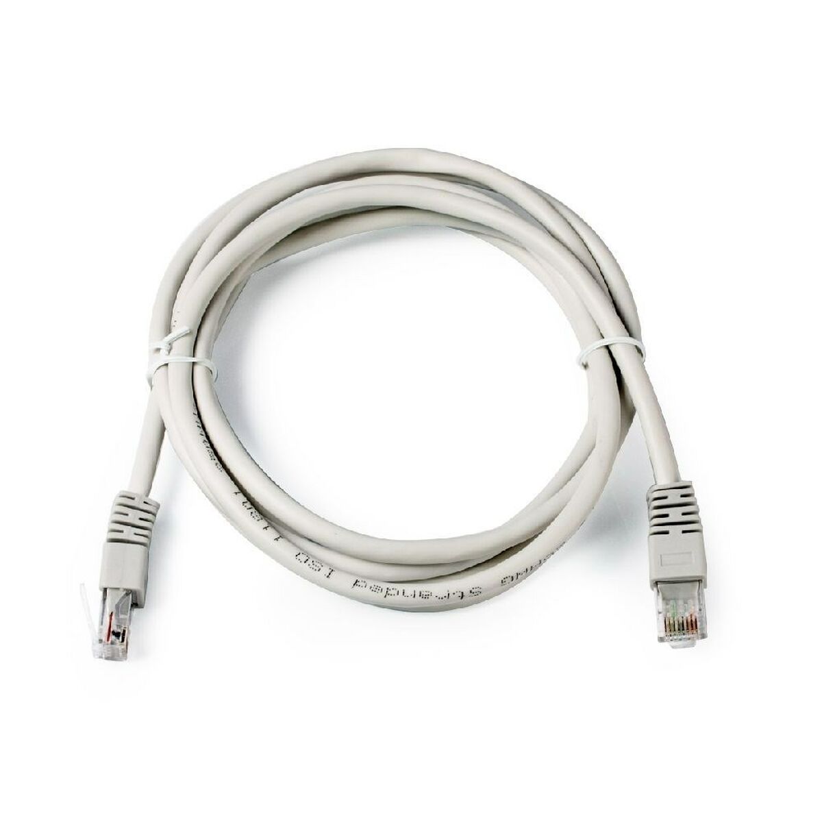Nätkabel UTP Styv Kategori 6 GEMBIRD PP6U-2M Vit Grå 2 m - 2