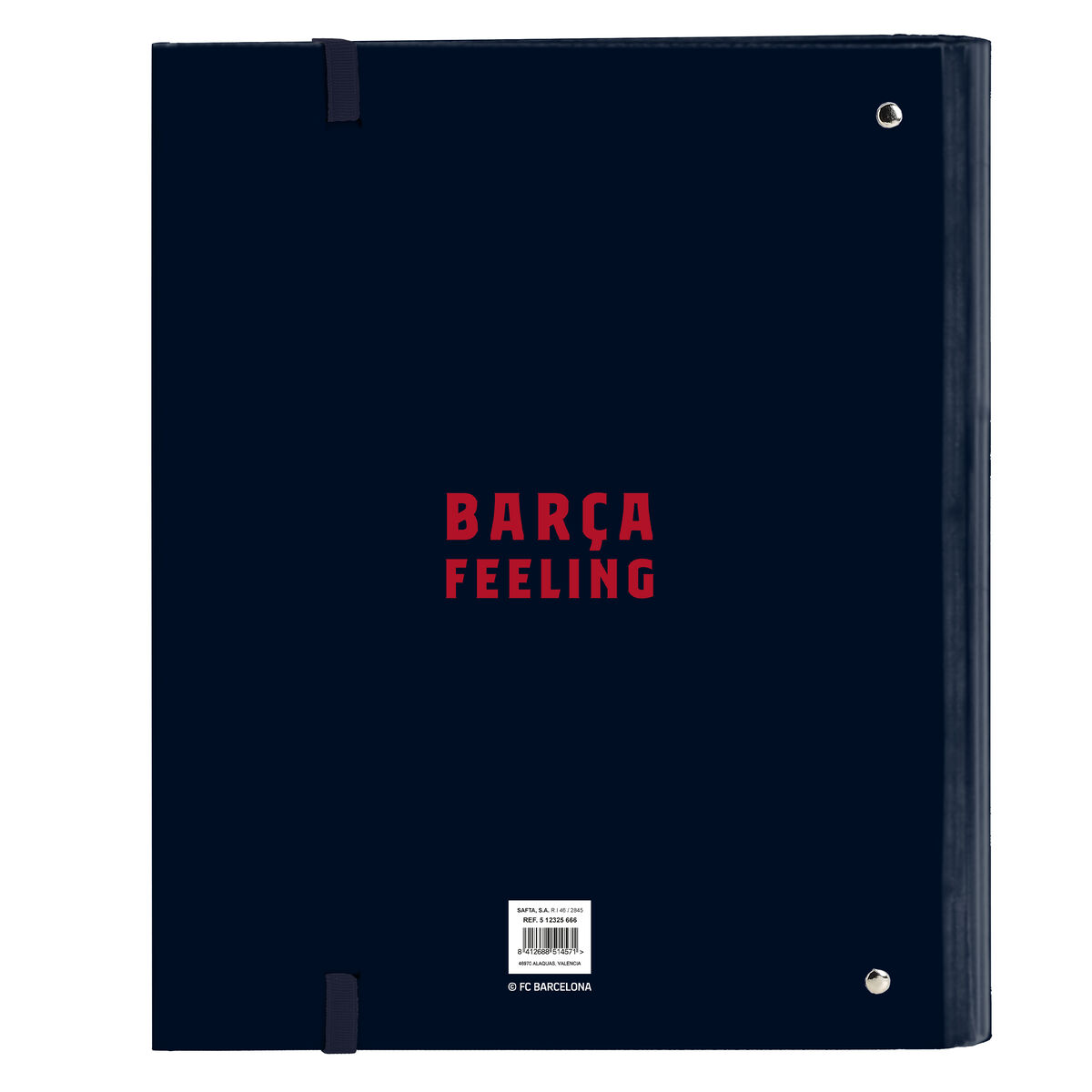 Ringpärm F.C. Barcelona Marinblå (27 x 32 x 3.5 cm) - 2