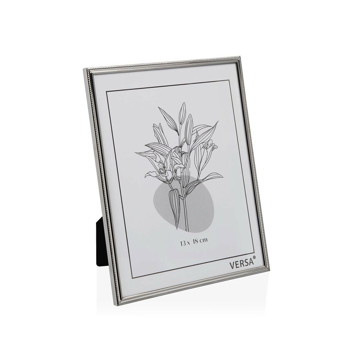 Fotoramar Versa Silvrig Metall Minimalistisk 1 x 18,5 x 13,5 cm - 4