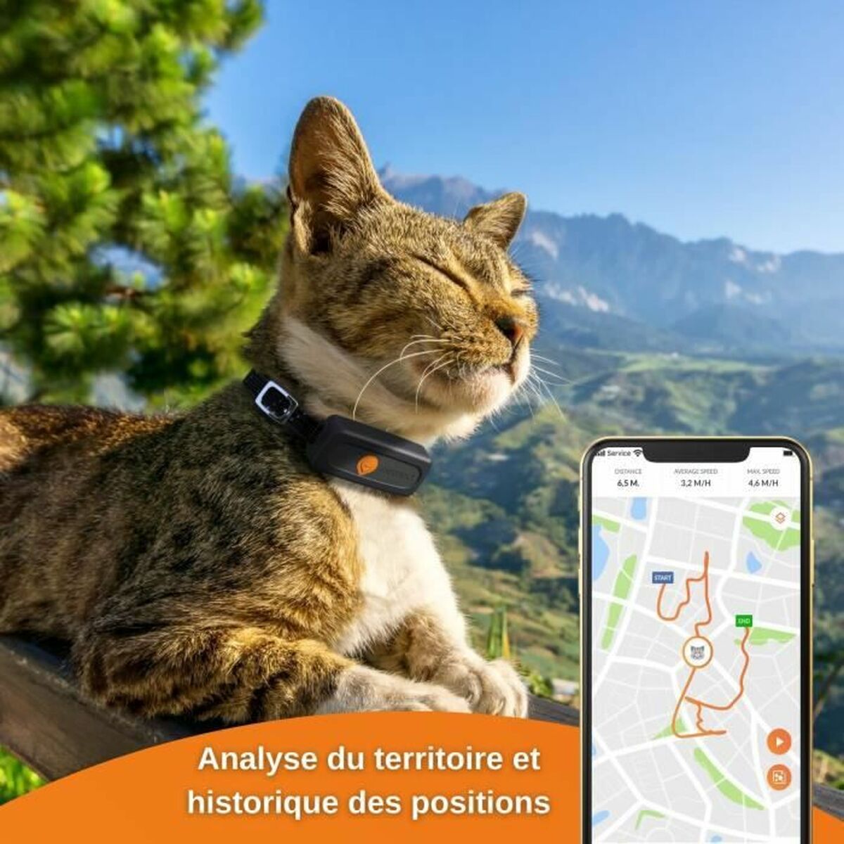 Anti-förlust lokaliserar Weenect Weenect XS GPS Svart - 3