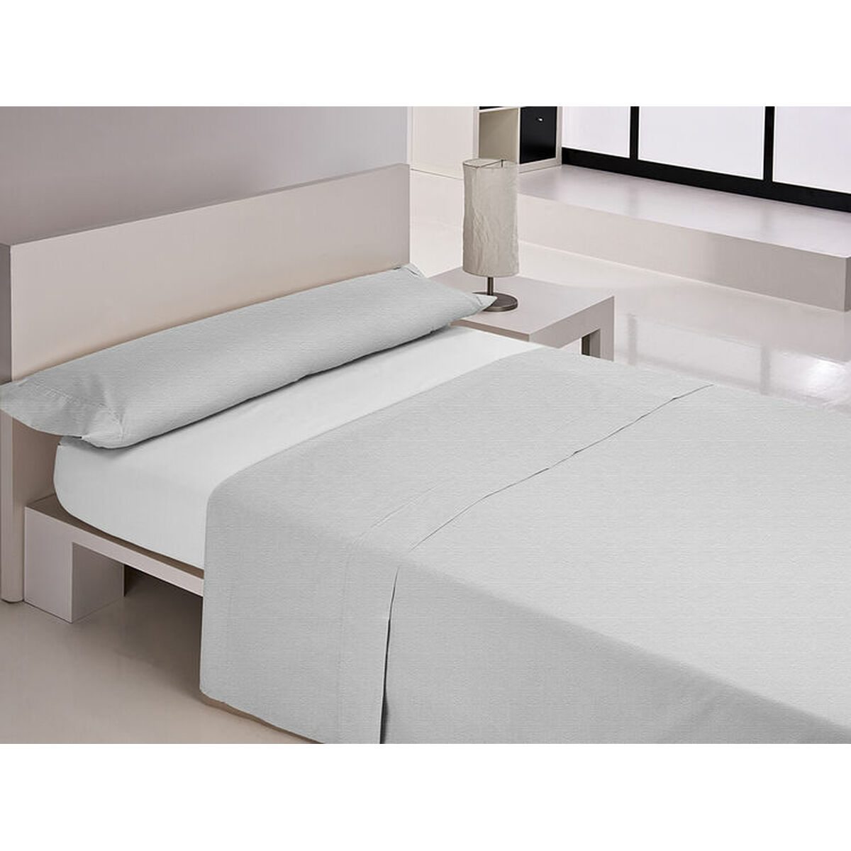 Inpassat underlakan Happy Home MIX COLORS Vit Säng 135 135 x 200 + 30 cm