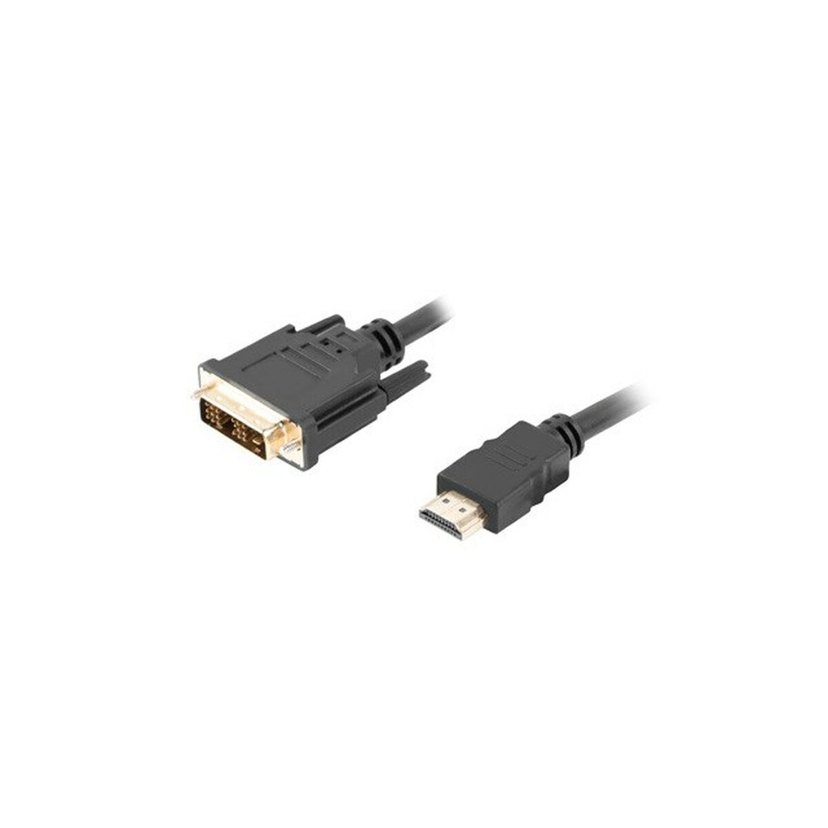 Kabel HDMI till DVI Lanberg CA-HDDV-10CC-0018-BK Svart 1,8 m - 3