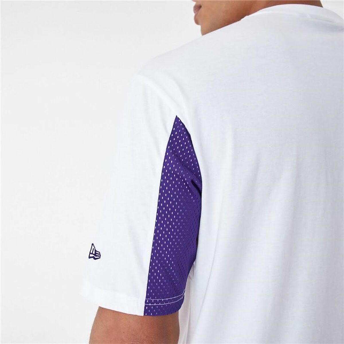 Sporttröja med ärmar New Era 60435482 Vit (S) - 4