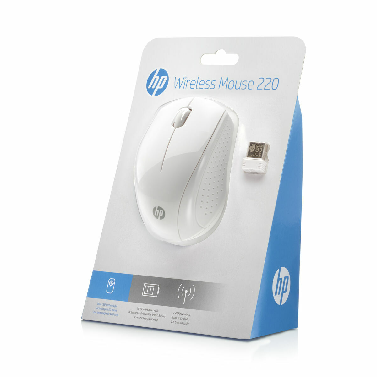 Trådlös Mus HP 220 Vit 1600 dpi - 4