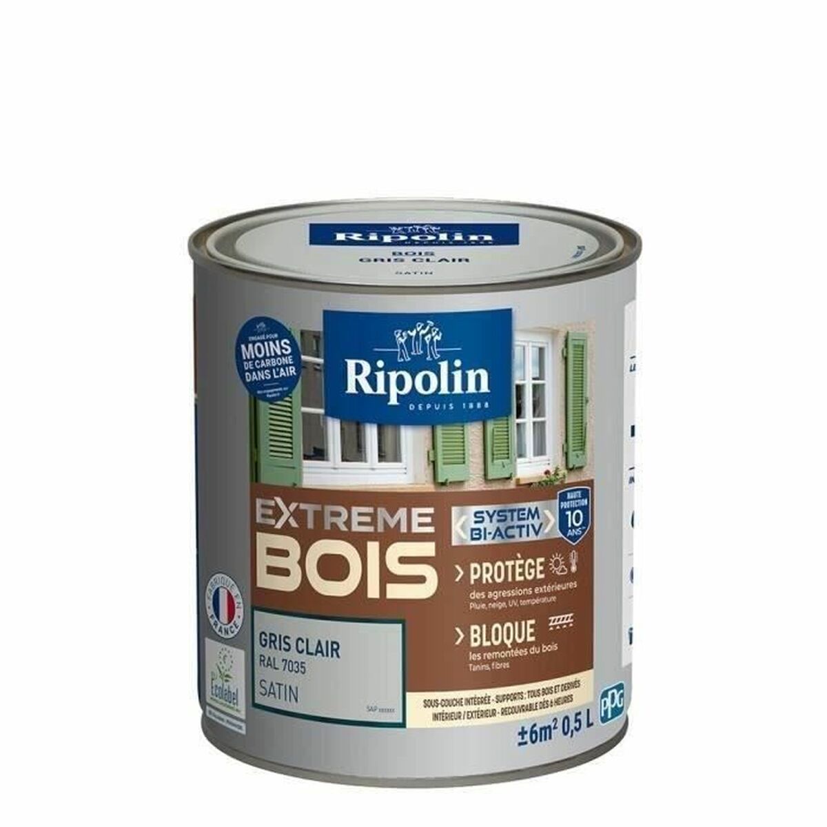 Grundfärg Ripolin Grå Satinfinish 500 ml