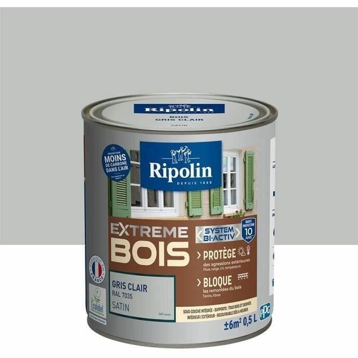 Grundfärg Ripolin Grå Satinfinish 500 ml - 2