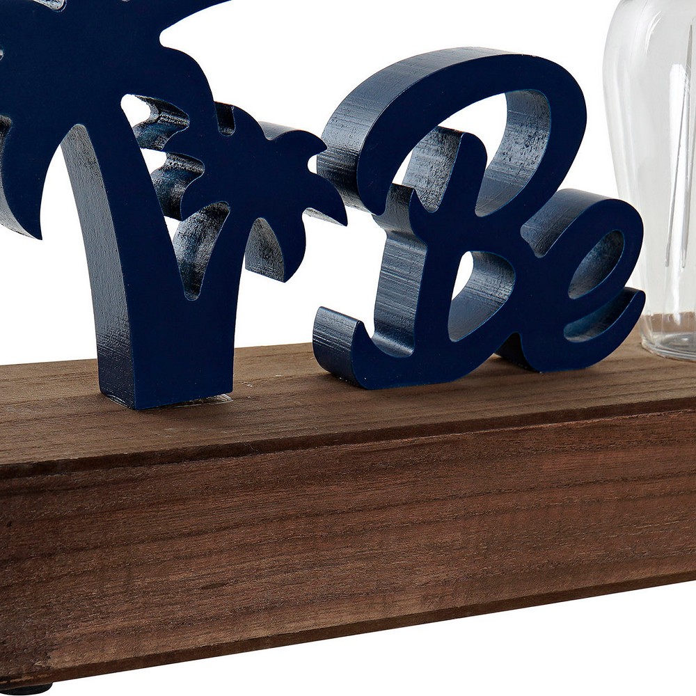 Prydnadsfigur DKD Home Decor Beach LED Grön Marinblå Medelhavs 34 x 8 x 16 cm (2 antal) - 2