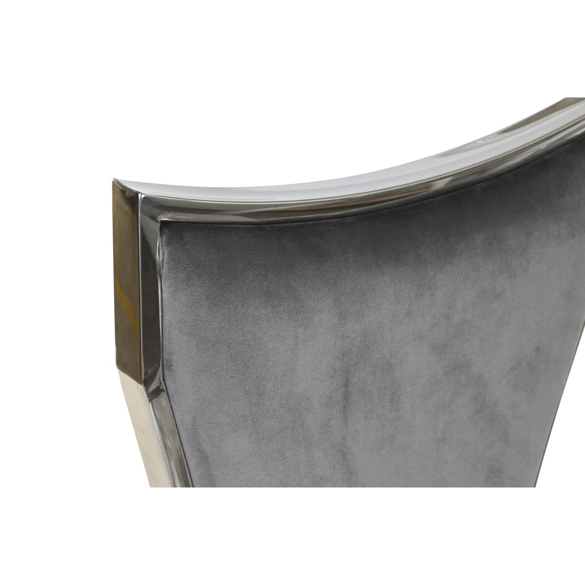 Matsalsstol DKD Home Decor 48 x 51 x 110 cm Silvrig Grå - 2