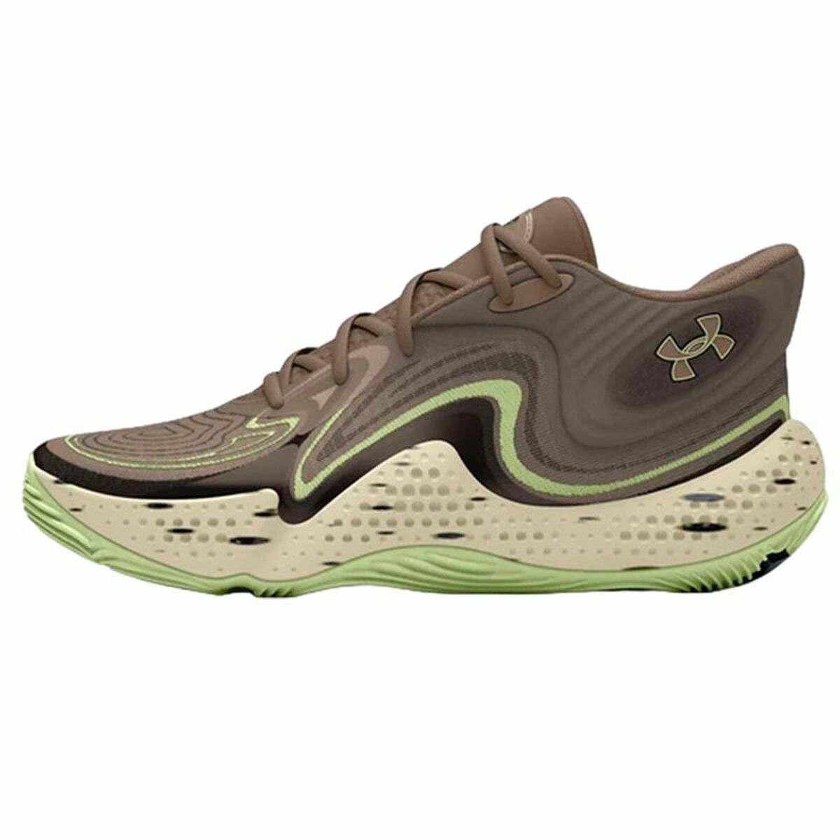 Basketskor, Vuxen Under Armour Spawn 6 Mid Brun - 2