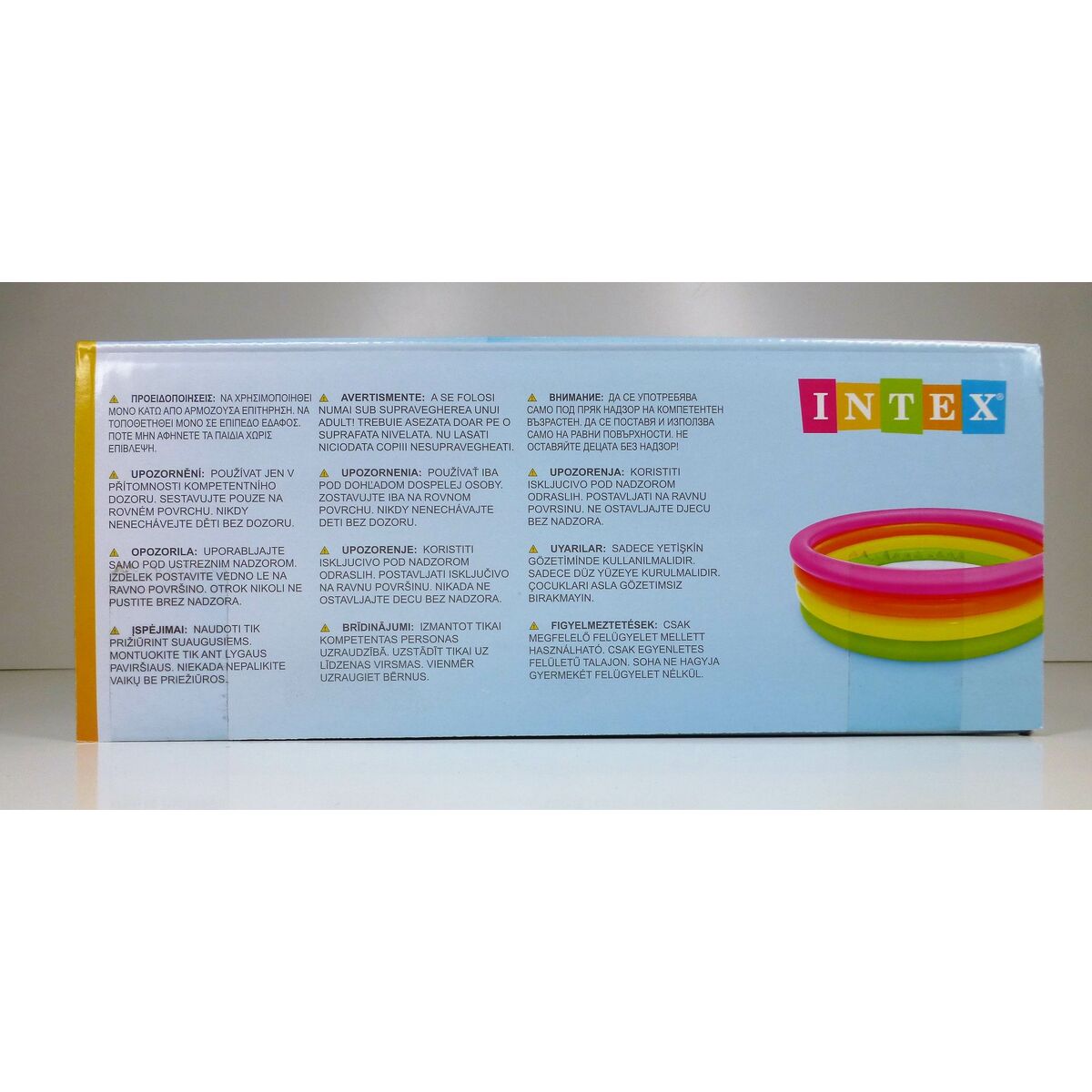 Uppblåsbar plaskpool för barn Intex Sunset Ringar 780 L 168 x 46 x 168 cm (6 antal) - 16