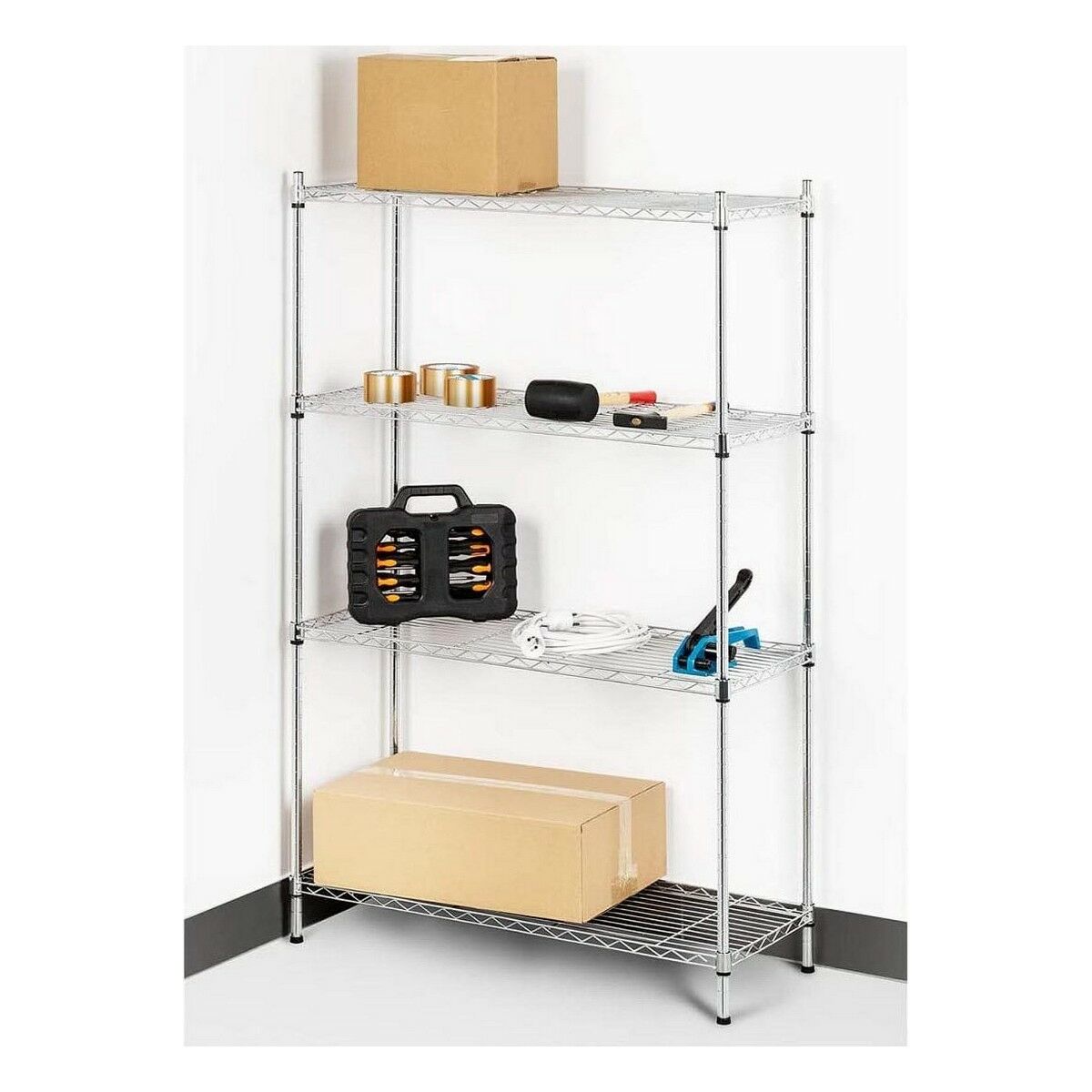 Bokhylla Confortime Plast 4 nivåer (Renoverade B) - 2