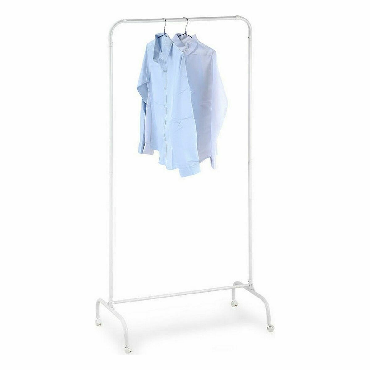 Hattställ Confortime Vit 78 x 44,5 x 160 cm Med hjul (6 antal) - 2