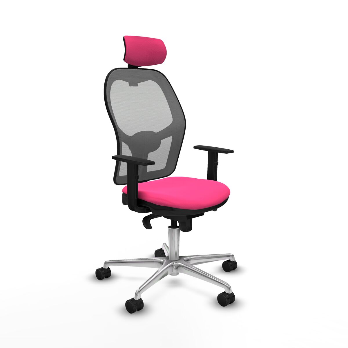 Kontorsstol med nackstöd Jorquera Piqueras y Crespo 1D086N2 Rosa