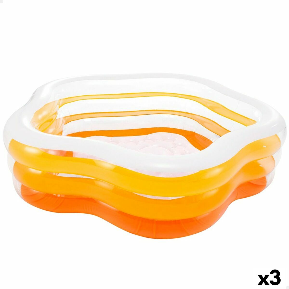 Uppblåsbar plaskpool för barn Intex 460 L 185 x 53 x 180 cm (3 antal) - 11