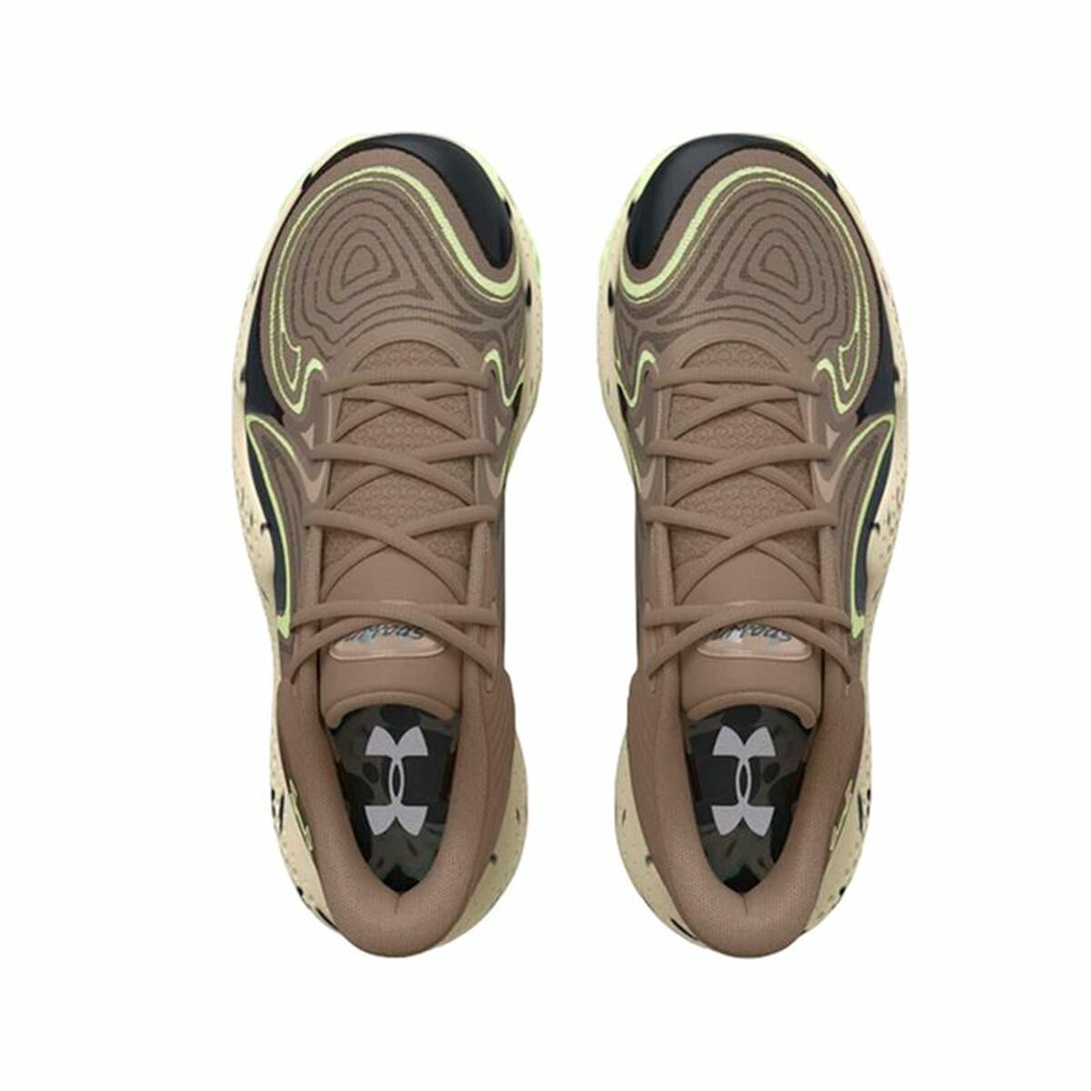 Basketskor, Vuxen Under Armour Spawn 6 Mid Brun - 4