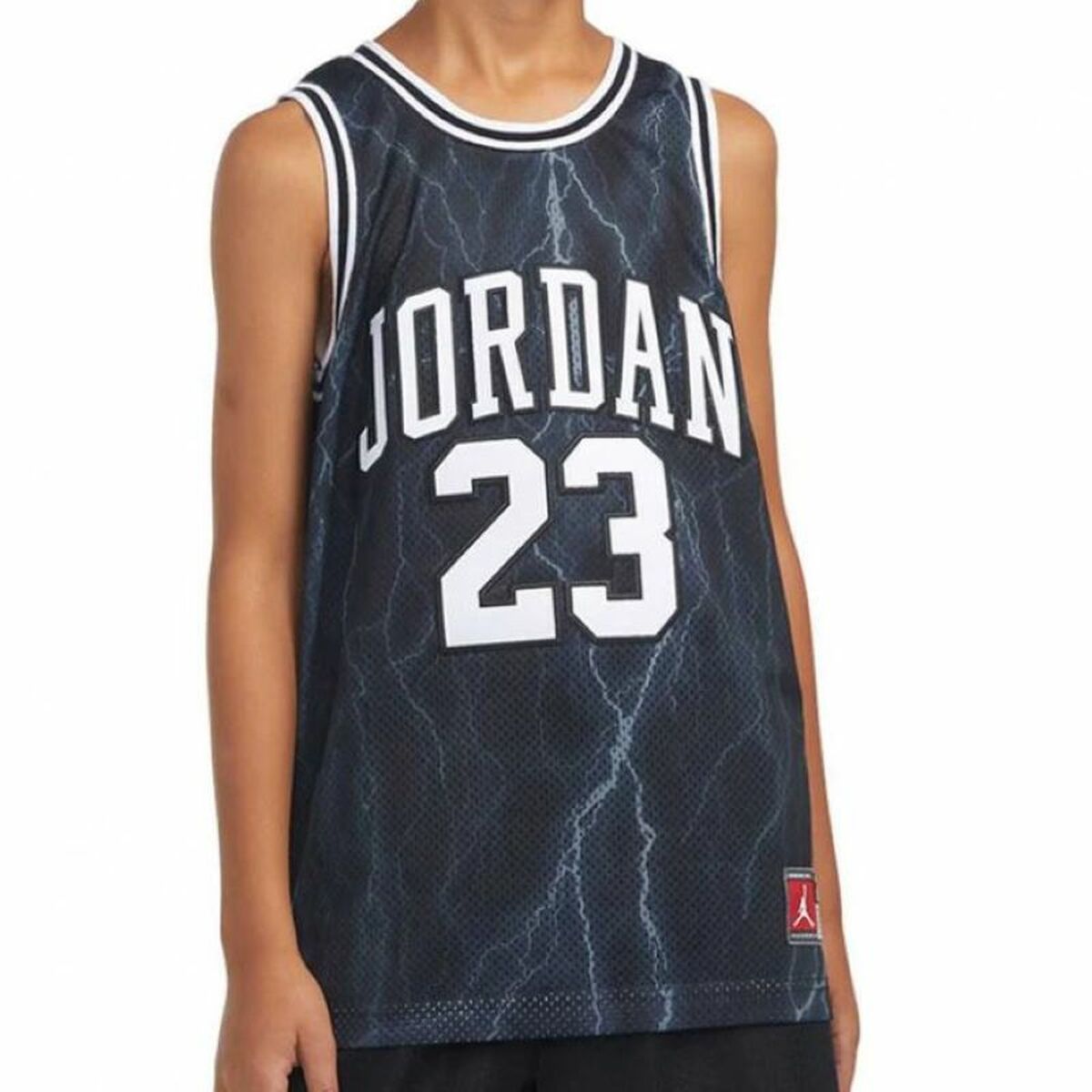 Tanktop, Barn Jordan JORDAN 23 AOP JERSEY 95C655 F66 Svart