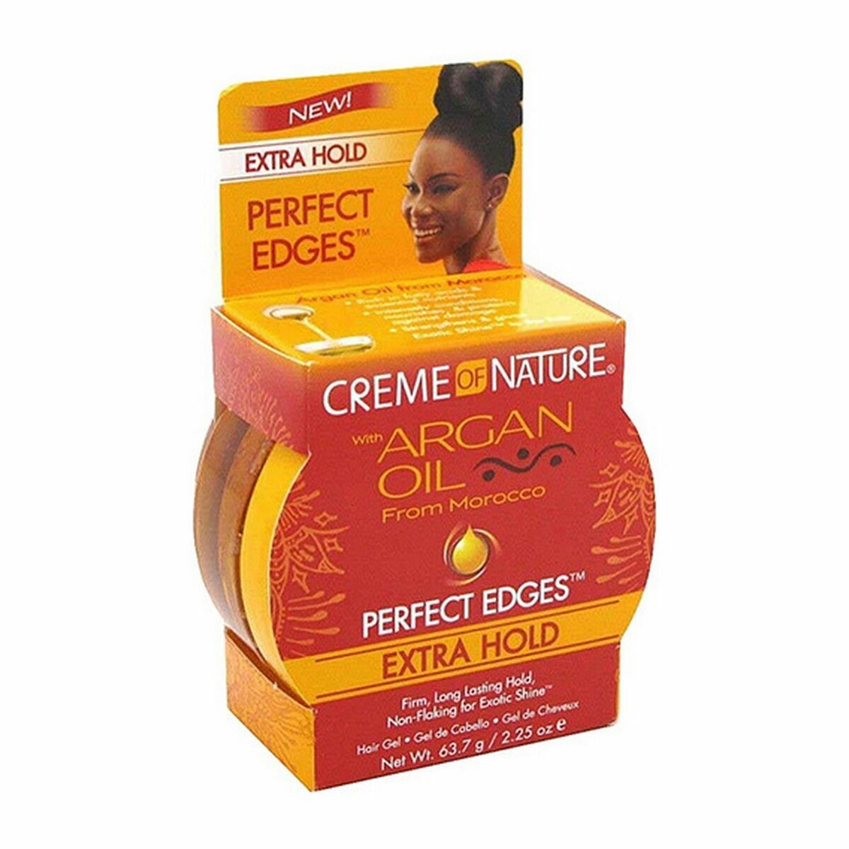 Extra stark hårfixerande kräm Creme Of Nature ARGAN OIL
