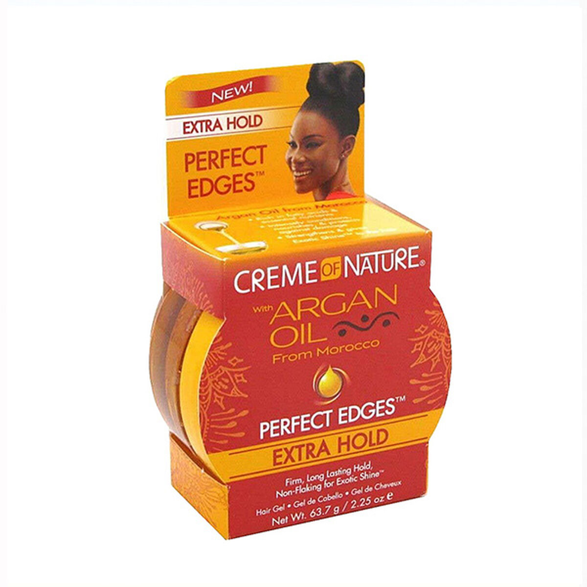 Extra stark hårfixerande kräm Creme Of Nature ARGAN OIL - 2